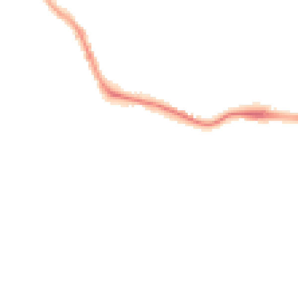 Night-time road noise heatmap for PL1 4GR
