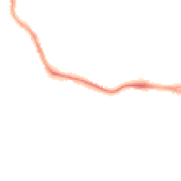 Night-time road noise heatmap for PL1 4GU
