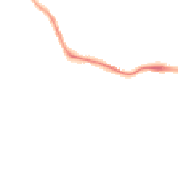 Night-time road noise heatmap for PL1 4LW