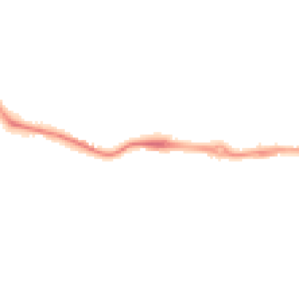 Night-time road noise heatmap for PL1 4LY