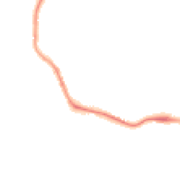 Night-time road noise heatmap for PL1 4NE