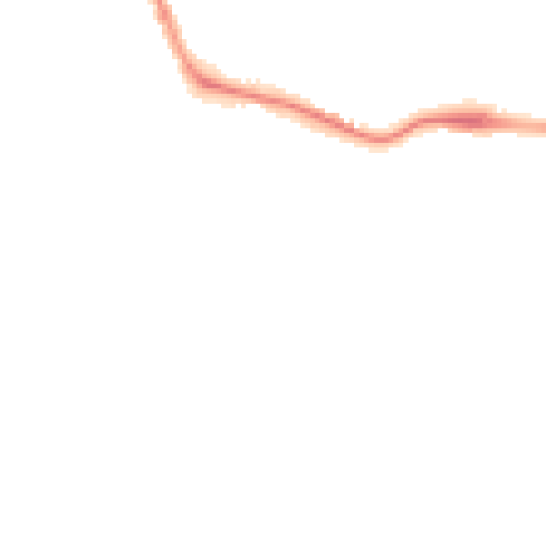 Night-time road noise heatmap for PL1 4SH