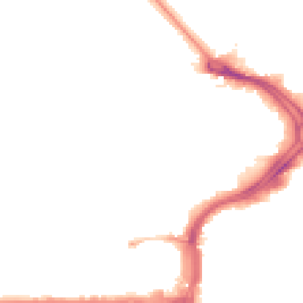 Night-time road noise heatmap for PL1 5HQ