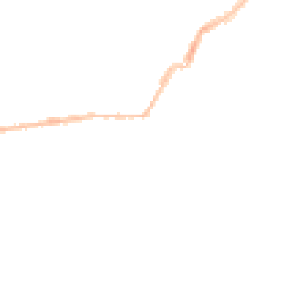 Night-time road noise heatmap for PL1 5NU