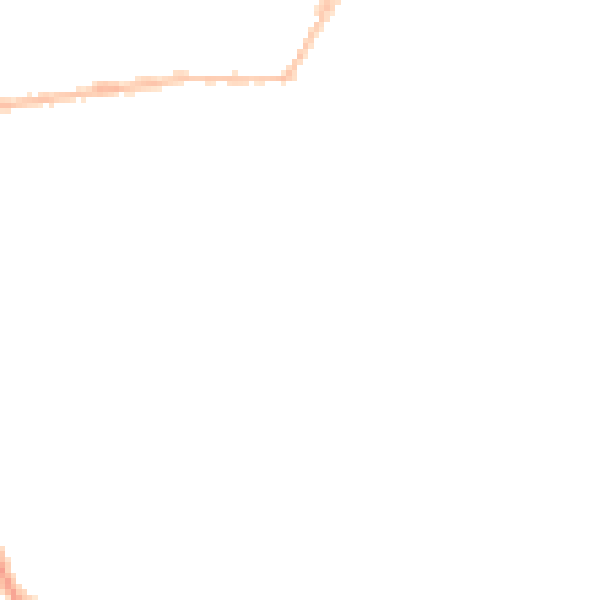 Night-time road noise heatmap for PL1 5RP