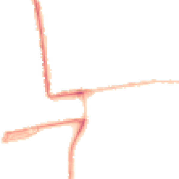 Night-time road noise heatmap for PL2 1AL