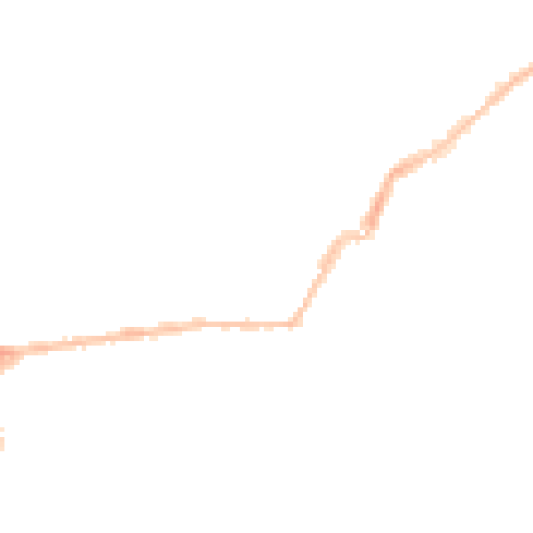 Night-time road noise heatmap for PL2 1BQ