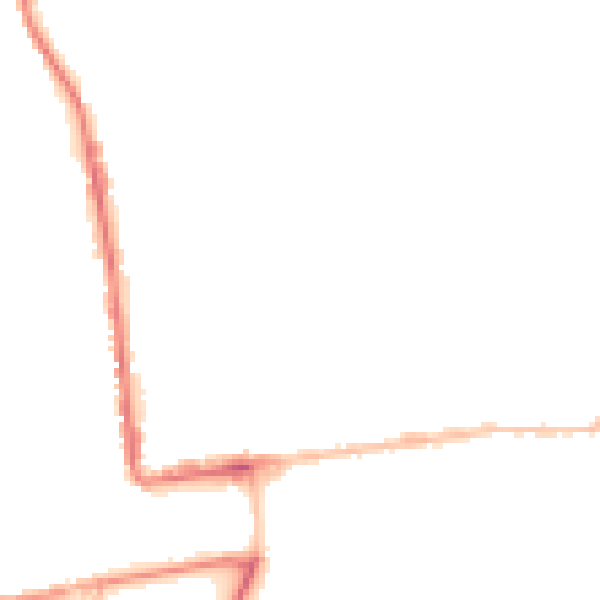 Night-time road noise heatmap for PL2 1EA