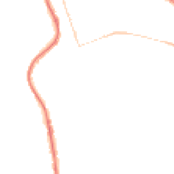 Night-time road noise heatmap for PL2 1NE