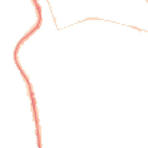 Night-time road noise heatmap for PL2 1NU
