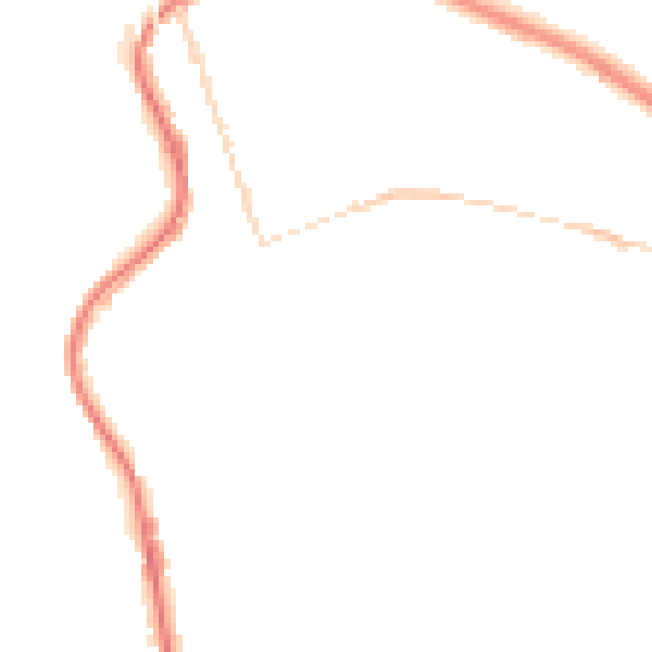 Night-time road noise heatmap for PL2 1NX
