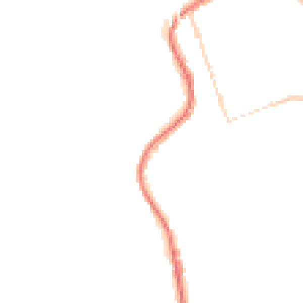 Night-time road noise heatmap for PL2 1QS
