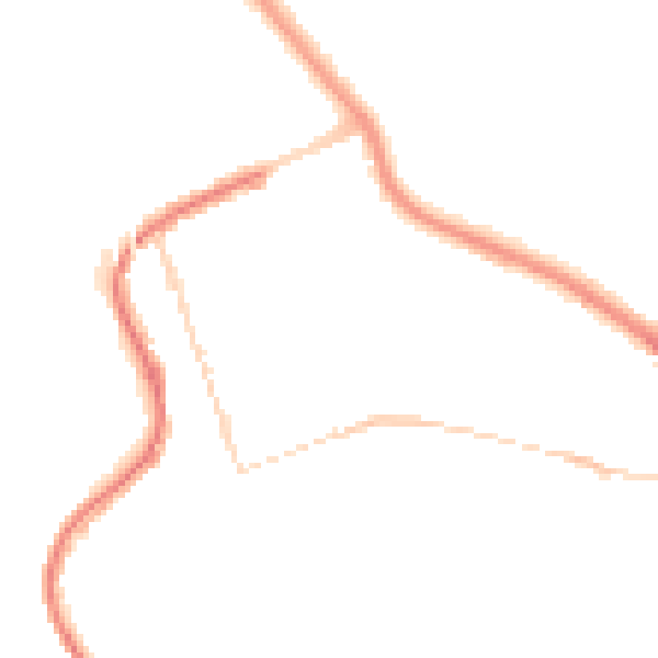 Night-time road noise heatmap for PL2 2DL