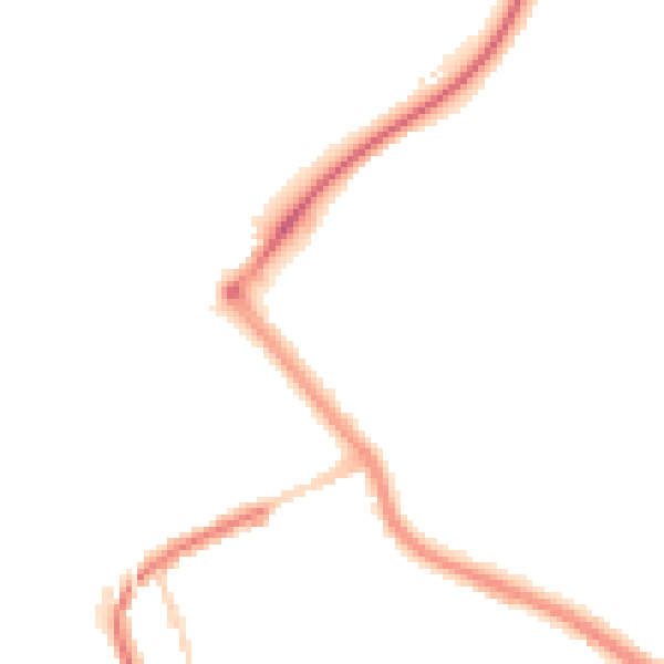 Night-time road noise heatmap for PL2 2EH