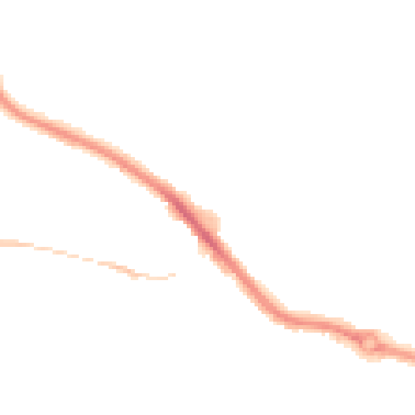 Night-time road noise heatmap for PL2 2PE