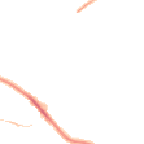 Night-time road noise heatmap for PL2 2PS