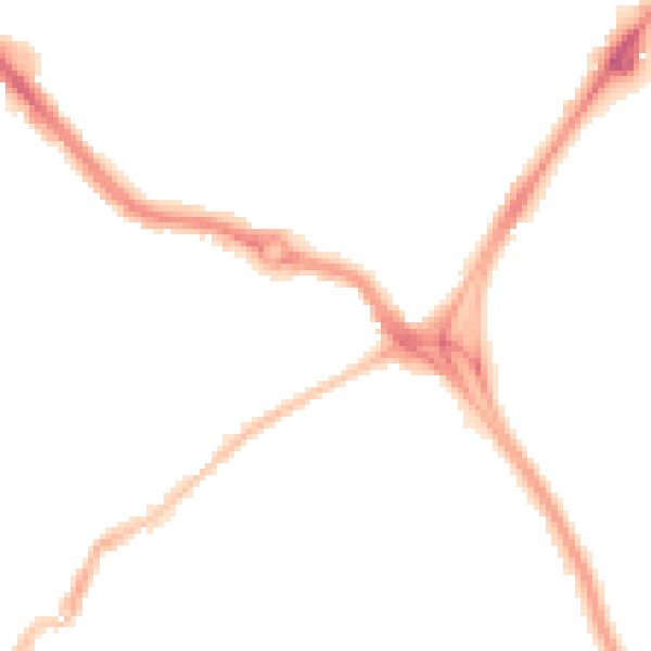 Night-time road noise heatmap for PL2 3AG