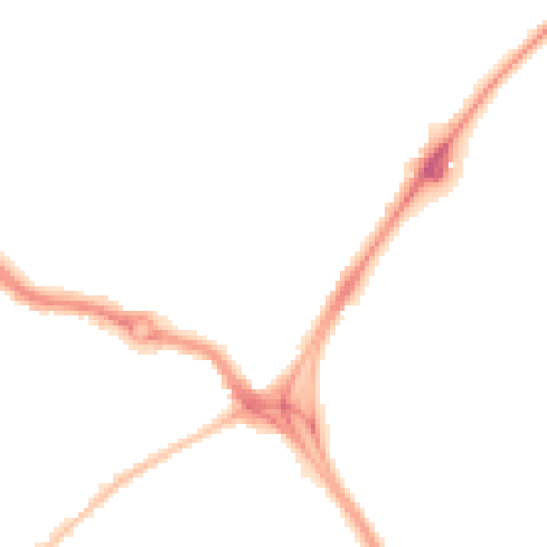 Night-time road noise heatmap for PL2 3DT