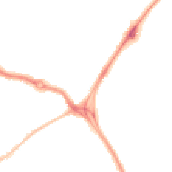 Night-time road noise heatmap for PL2 3HS