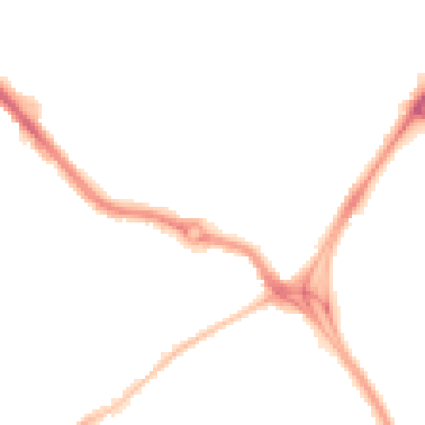Night-time road noise heatmap for PL2 3HX