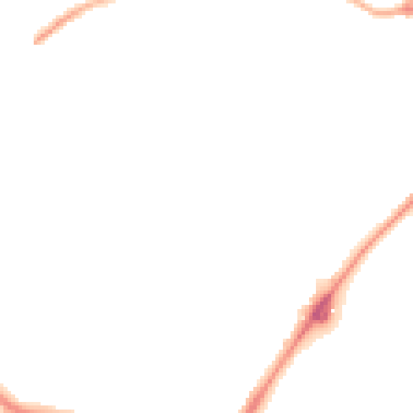 Night-time road noise heatmap for PL2 3LA