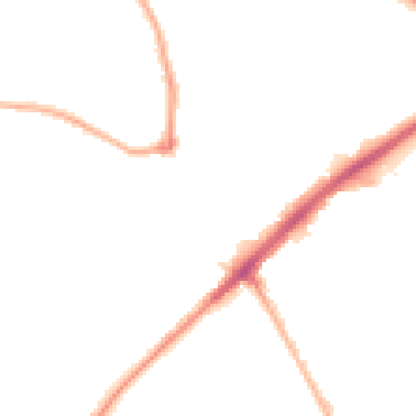Night-time road noise heatmap for PL2 3LY