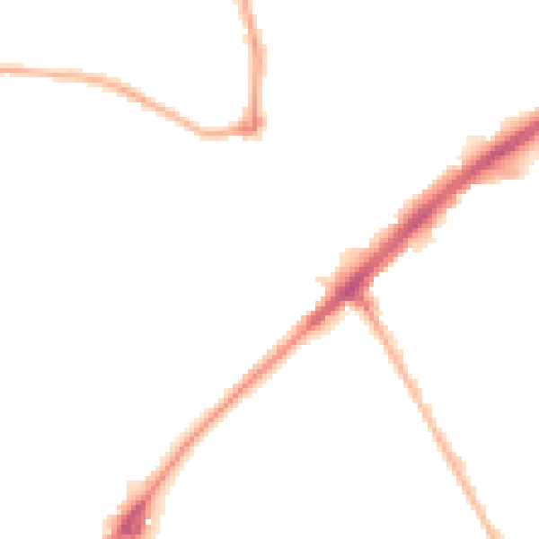 Night-time road noise heatmap for PL2 3QD