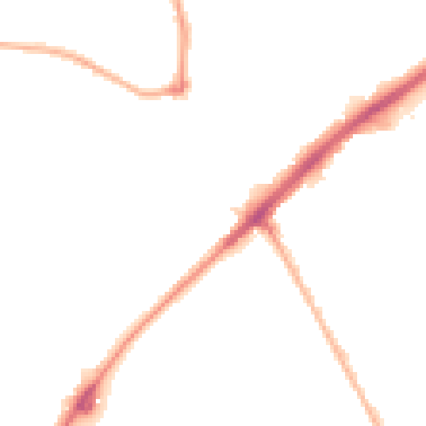 Night-time road noise heatmap for PL2 3QF