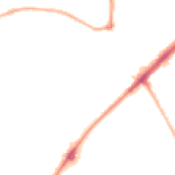 Night-time road noise heatmap for PL2 3QQ