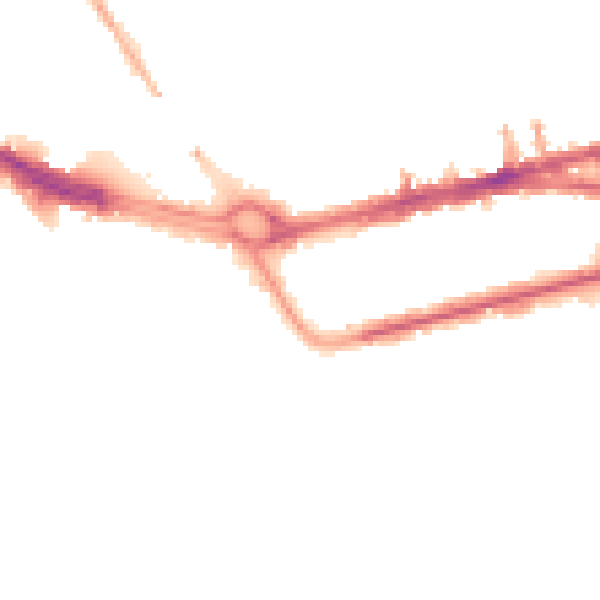 Night-time road noise heatmap for PL4 0AY