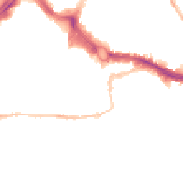 Night-time road noise heatmap for PL4 0DY