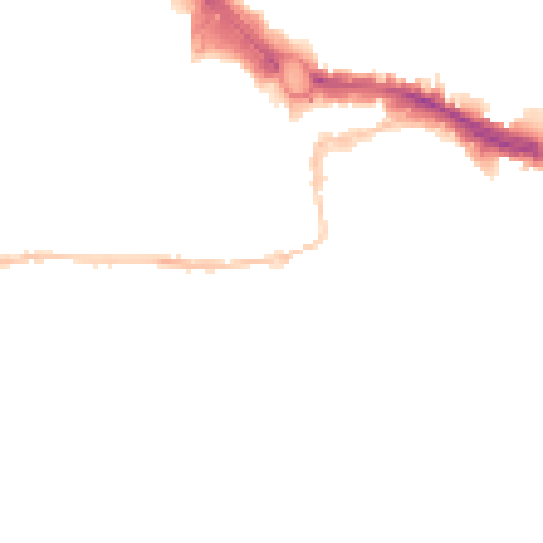 Night-time road noise heatmap for PL4 0EL
