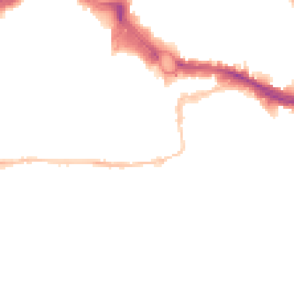 Night-time road noise heatmap for PL4 0EW