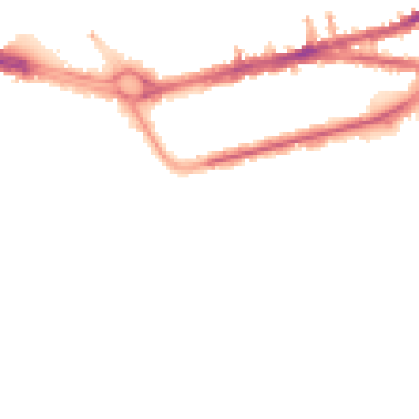 Night-time road noise heatmap for PL4 0QJ
