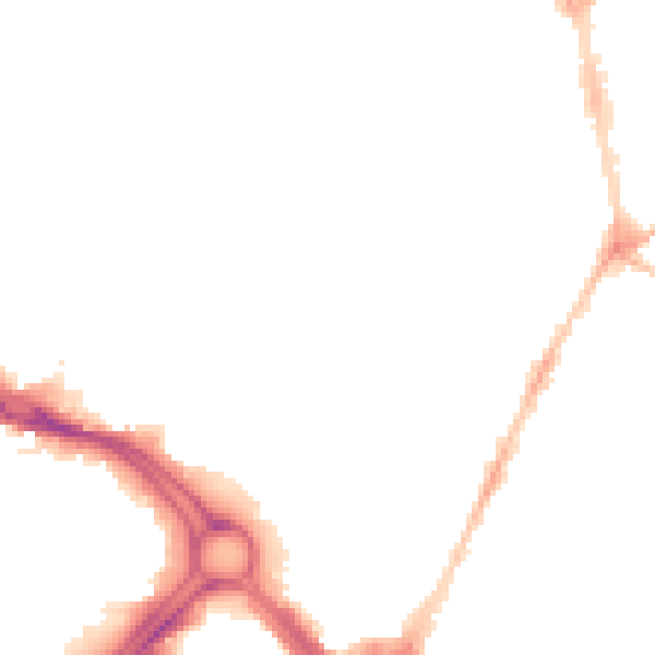 Night-time road noise heatmap for PL4 6BA