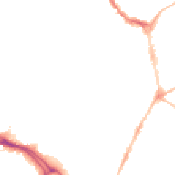 Night-time road noise heatmap for PL4 6PN