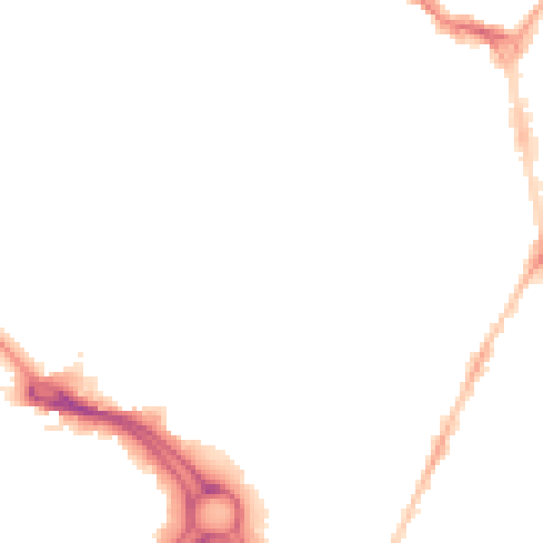 Night-time road noise heatmap for PL4 6PQ