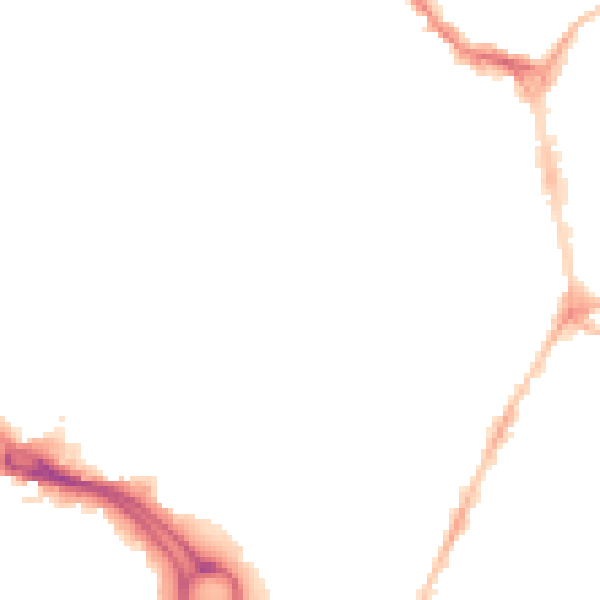 Night-time road noise heatmap for PL4 6PZ