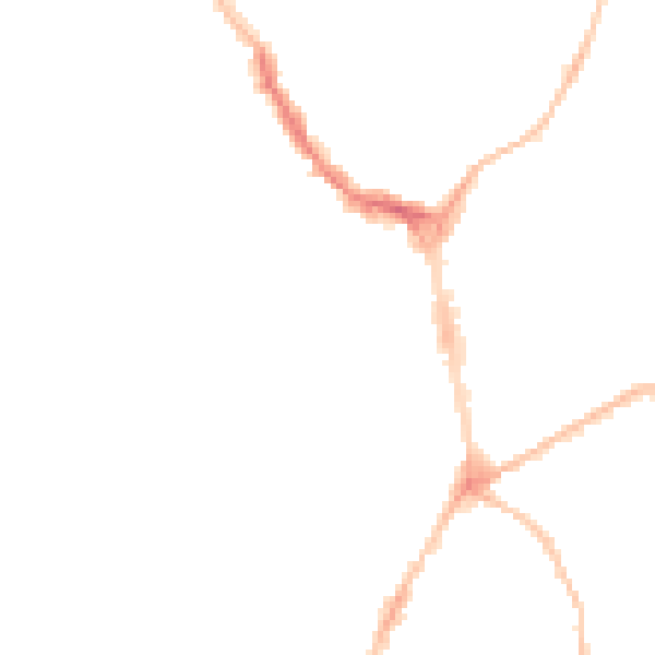 Night-time road noise heatmap for PL4 6RB