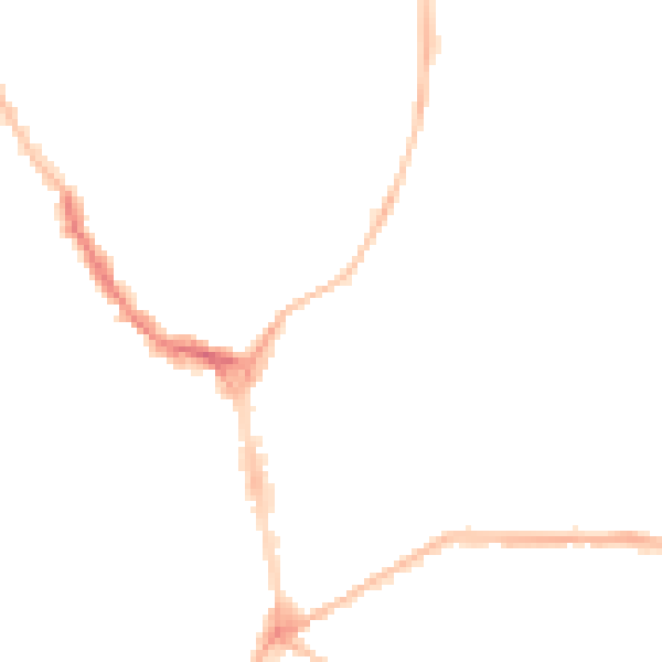 Night-time road noise heatmap for PL4 7AL