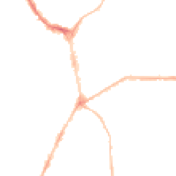 Night-time road noise heatmap for PL4 7EB