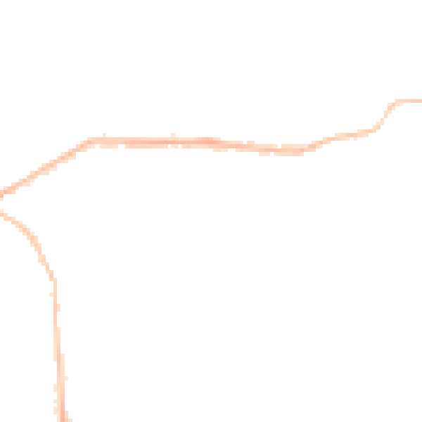 Night-time road noise heatmap for PL4 7PA