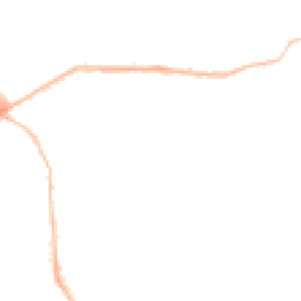 Night-time road noise heatmap for PL4 7PJ