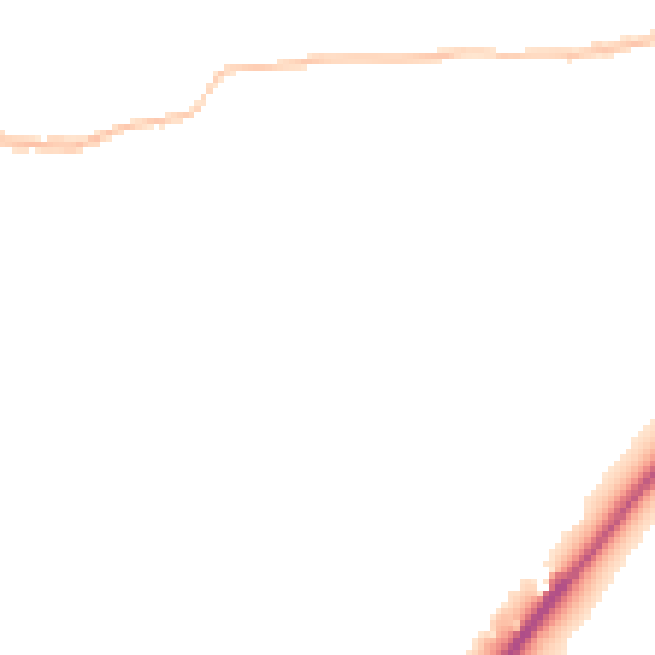 Night-time road noise heatmap for PL4 7QE