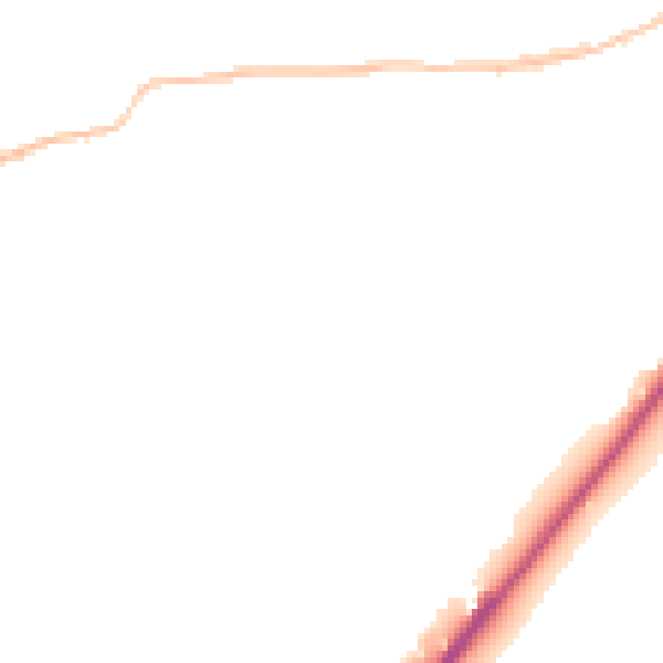 Night-time road noise heatmap for PL4 7QF