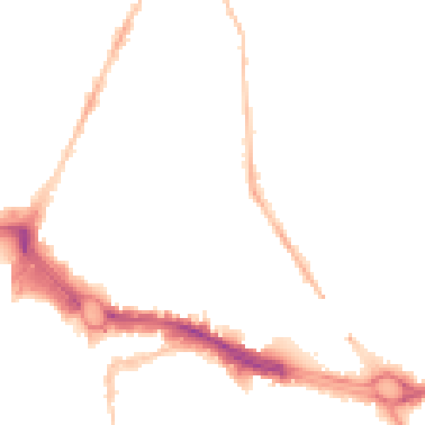 Night-time road noise heatmap for PL4 8DY