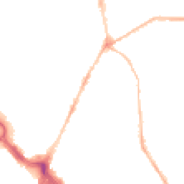 Night-time road noise heatmap for PL4 8HN