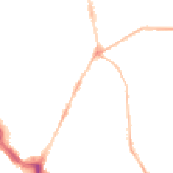Night-time road noise heatmap for PL4 8HU