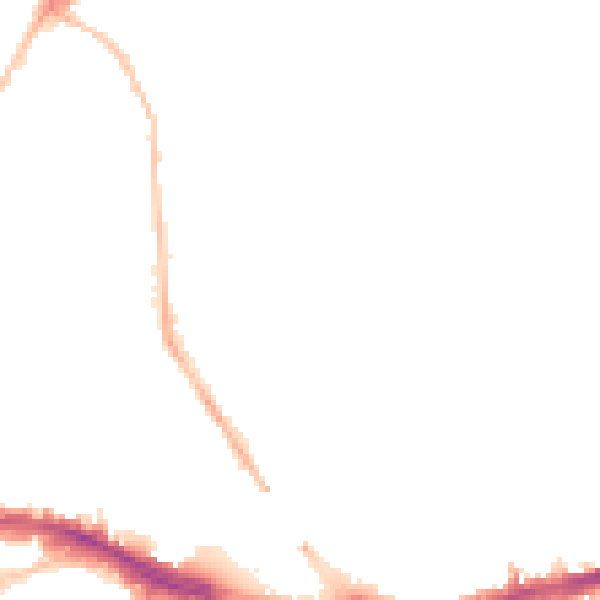 Night-time road noise heatmap for PL4 8QB