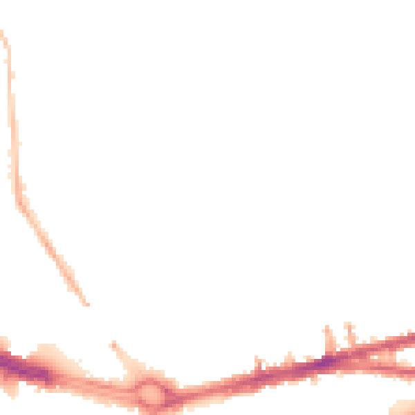 Night-time road noise heatmap for PL4 8SA